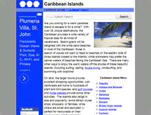 Tablet Screenshot of caribbeanislands.us